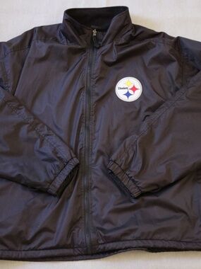 Colorado Clothing Pittsburgh Steelers Jacket Mens XL Full Zip Fleece Lined NFL